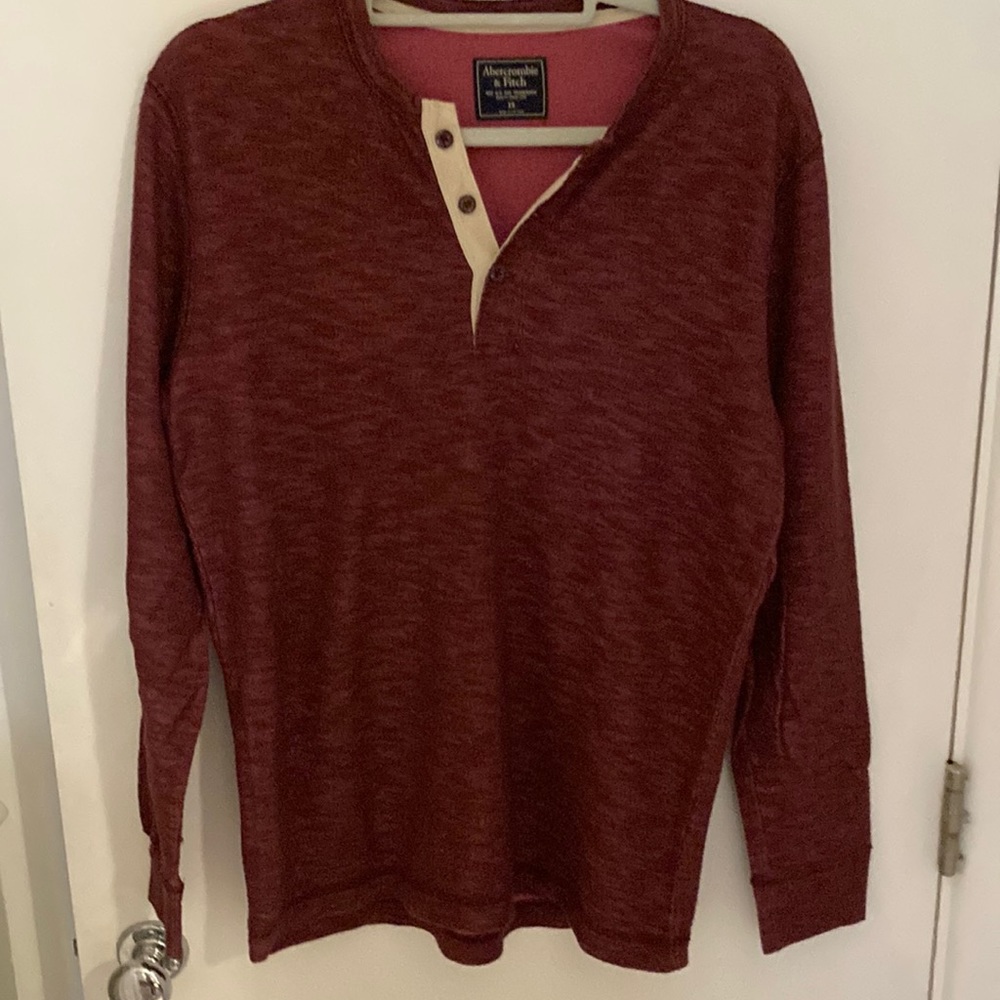 Abercrombie lightweight knit Henley